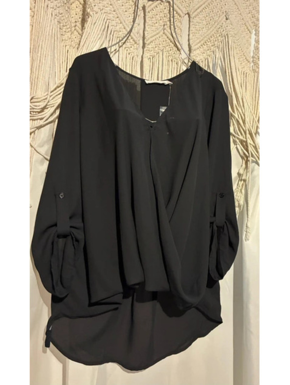 Black Blush dressy blouse